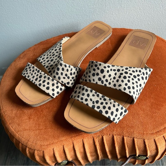 Dolce Vita Two-Strap Sandals | Size 6.5 | Minimalist Summer Capsule Style - Picture 1 of 4